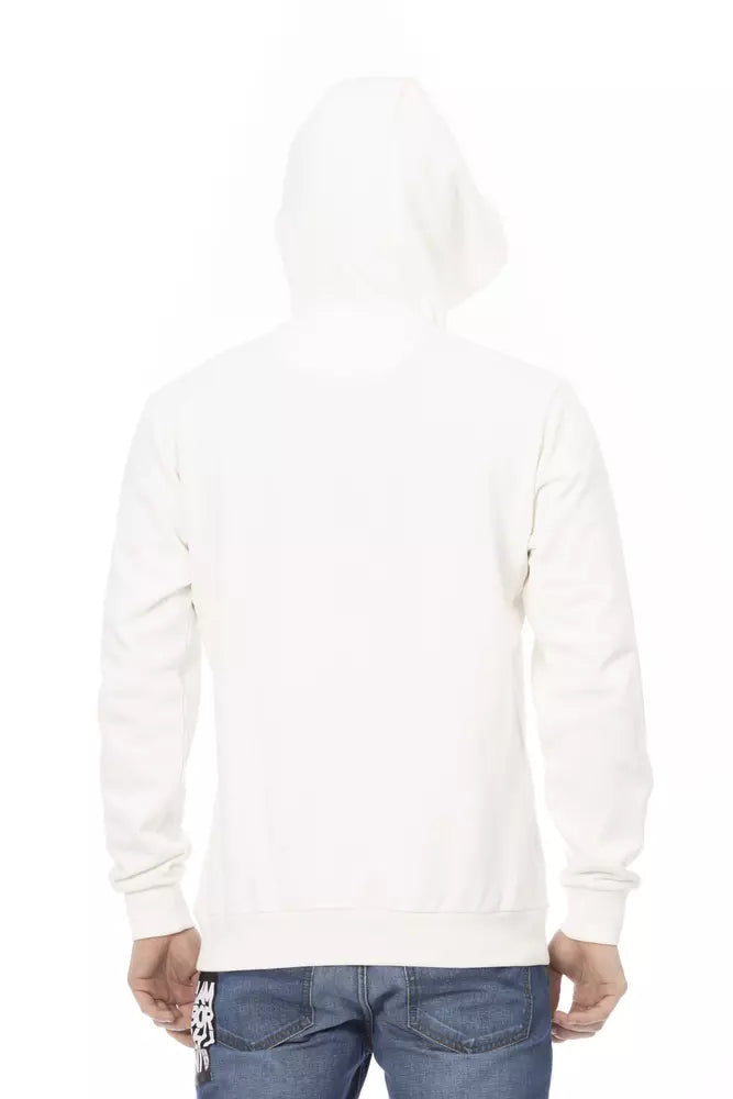 Automobili Lamborghini White Cotton Men's Sweater