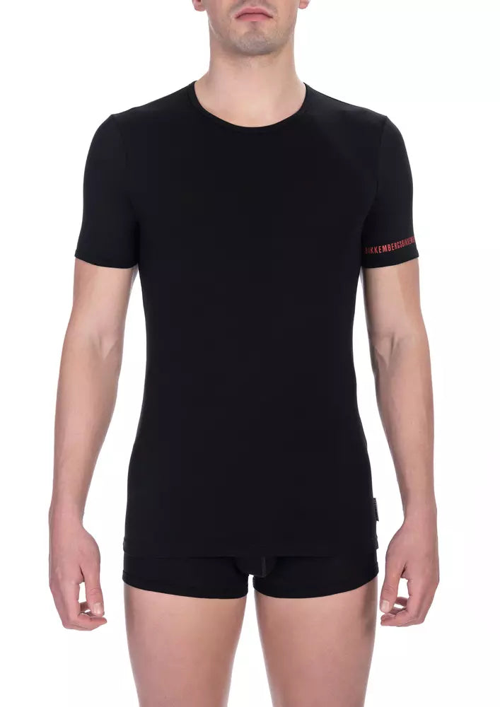 Bikkembergs Black Cotton Men's T-Shirt