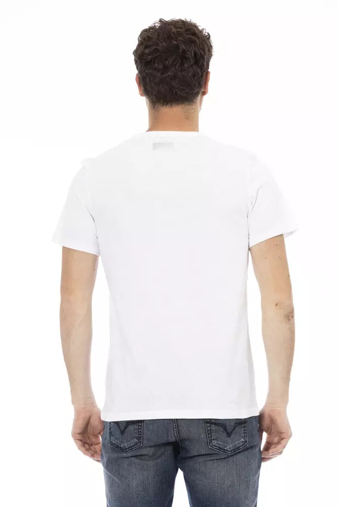 Bikkembergs White Cotton Men T-Shirt