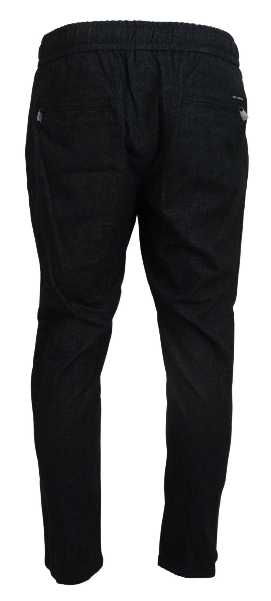 Dolce &amp; Gabbana Elegant Tapered Blue Denim Pants