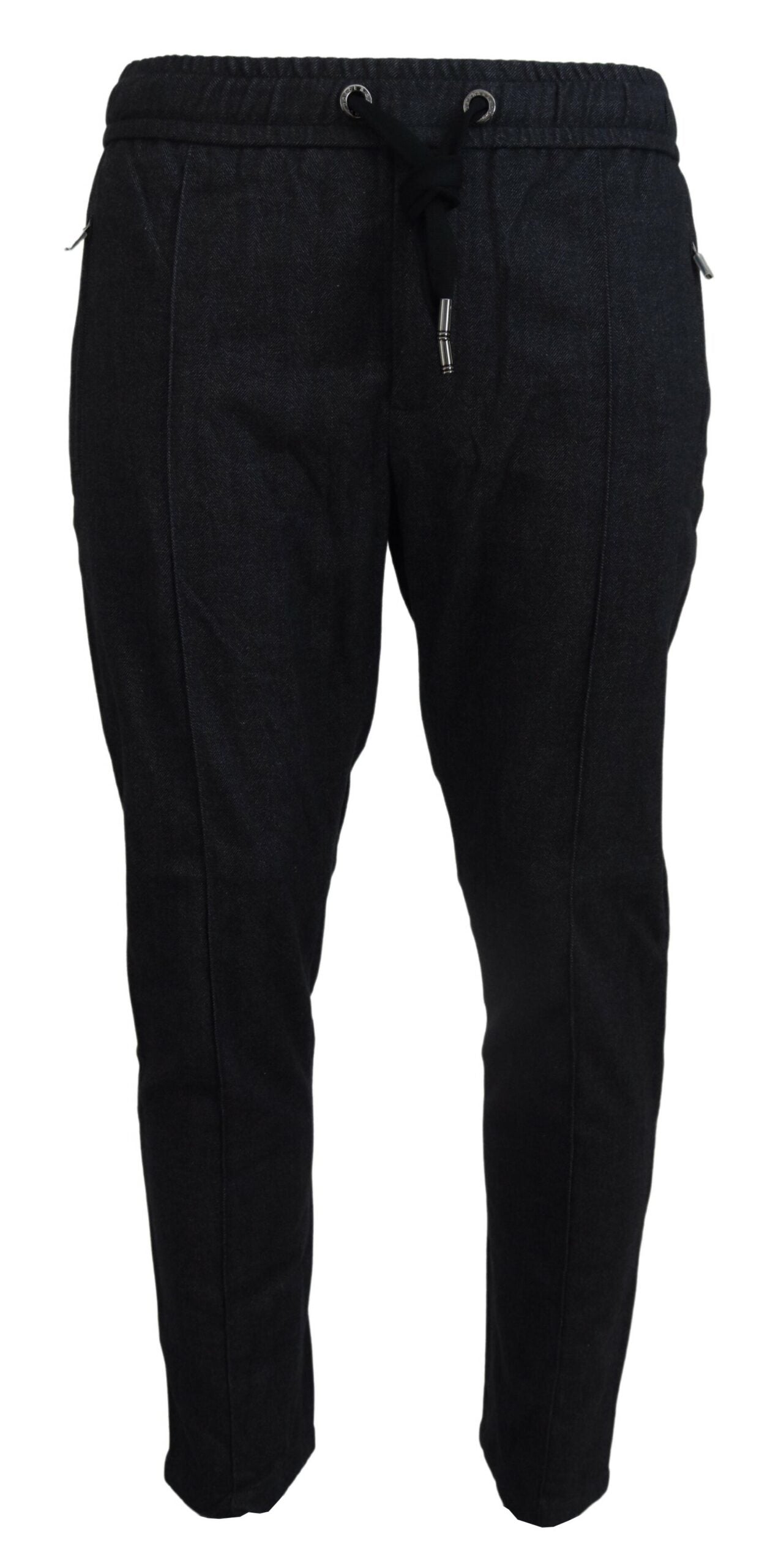 Dolce &amp; Gabbana Elegant Tapered Blue Denim Pants