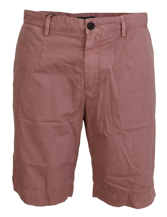 Dolce &amp; Gabbana Exquisite Pink Chino Shorts for Men