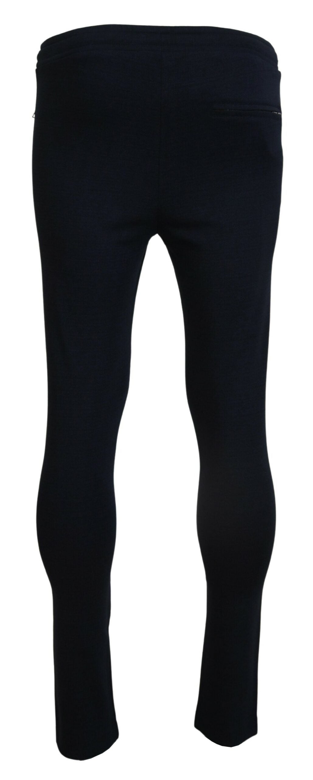 Dolce &amp; Gabbana Elegant Blue Casual Track Sweatpants