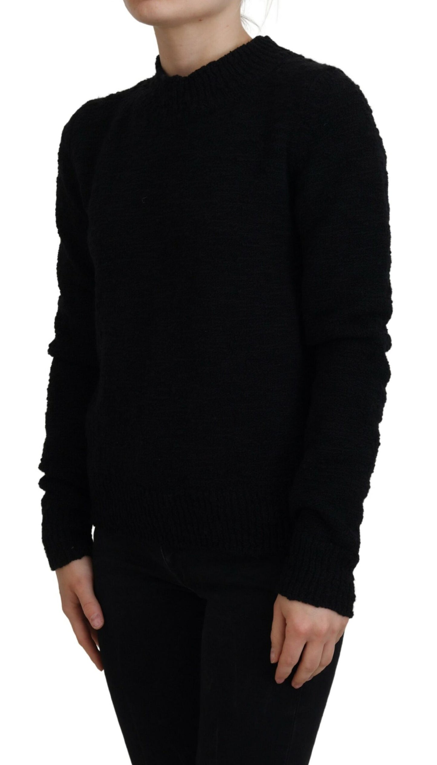 Dolce &amp; Gabbana Elegant Virgin Wool Pullover Sweater