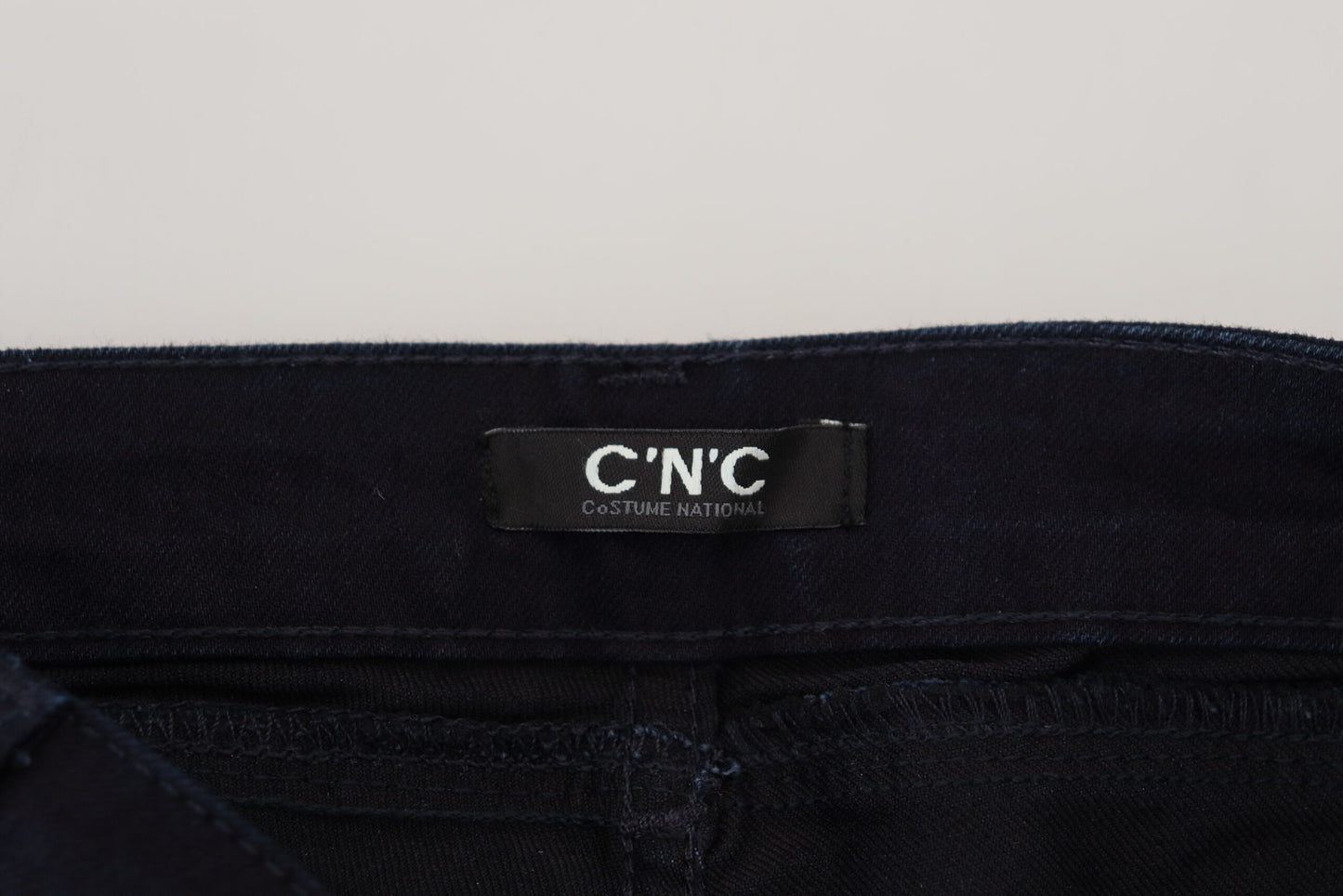 Costume National Chic Black Low Waist Denim Skinny Jeans