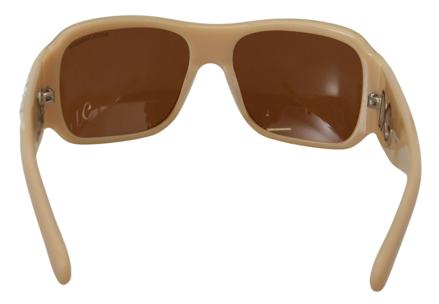 Dolce & Gabbana Elegant Cream Swarovski Sunglasses