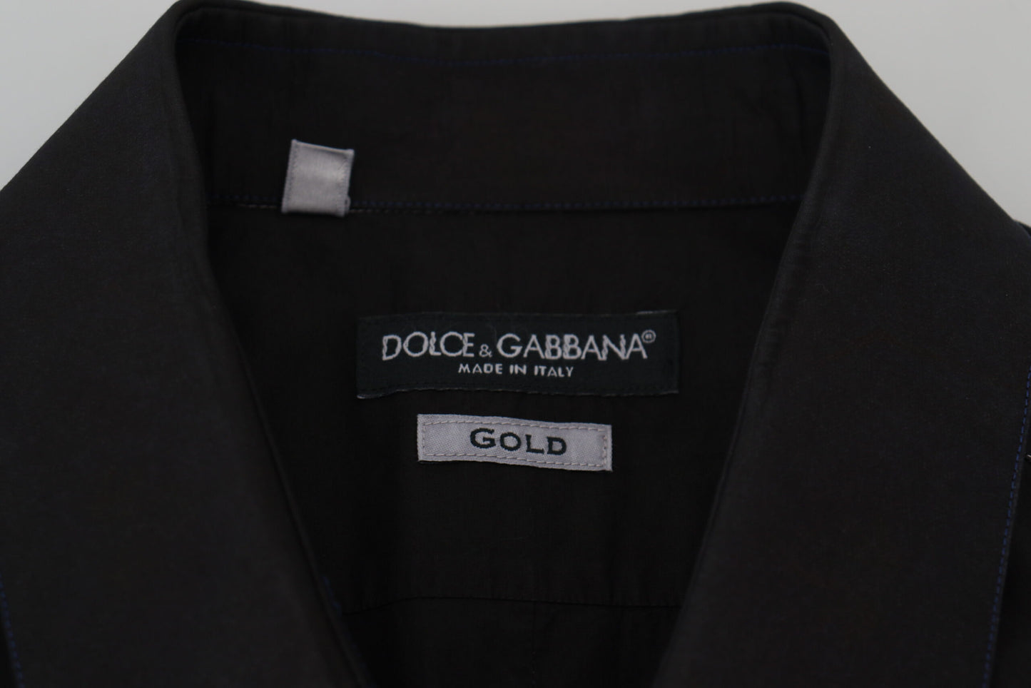 Dolce &amp; Gabbana Elegant Black Formal Cotton Shirt