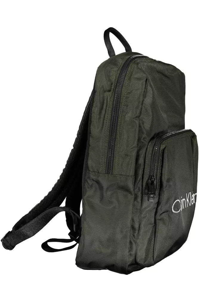 Calvin Klein Green Polyester Men Backpack