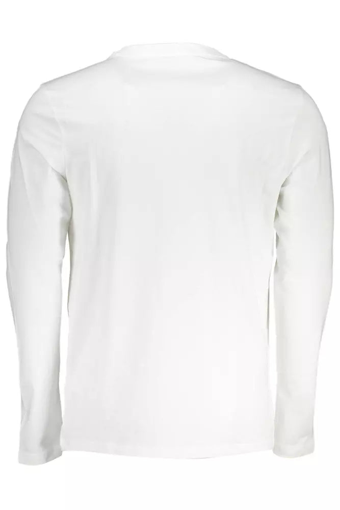 Hugo Boss White Cotton Men T-Shirt