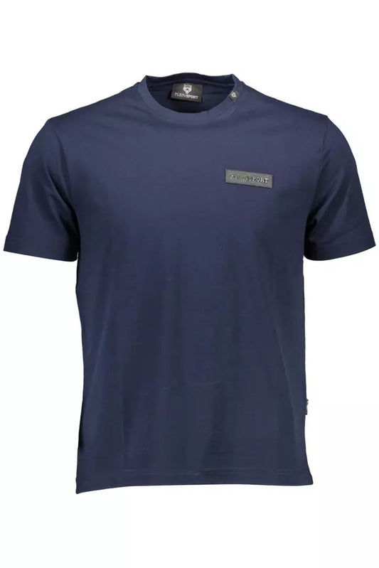 Plein Sport Blue Cotton Men T-Shirt