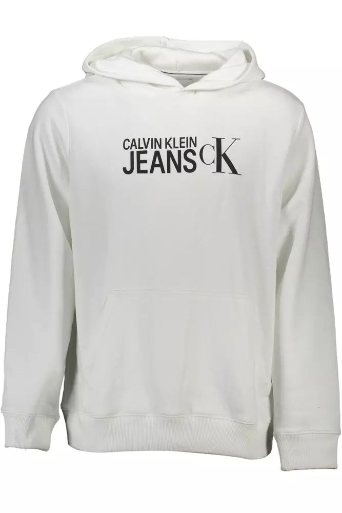 Calvin Klein White Cotton Men Sweater