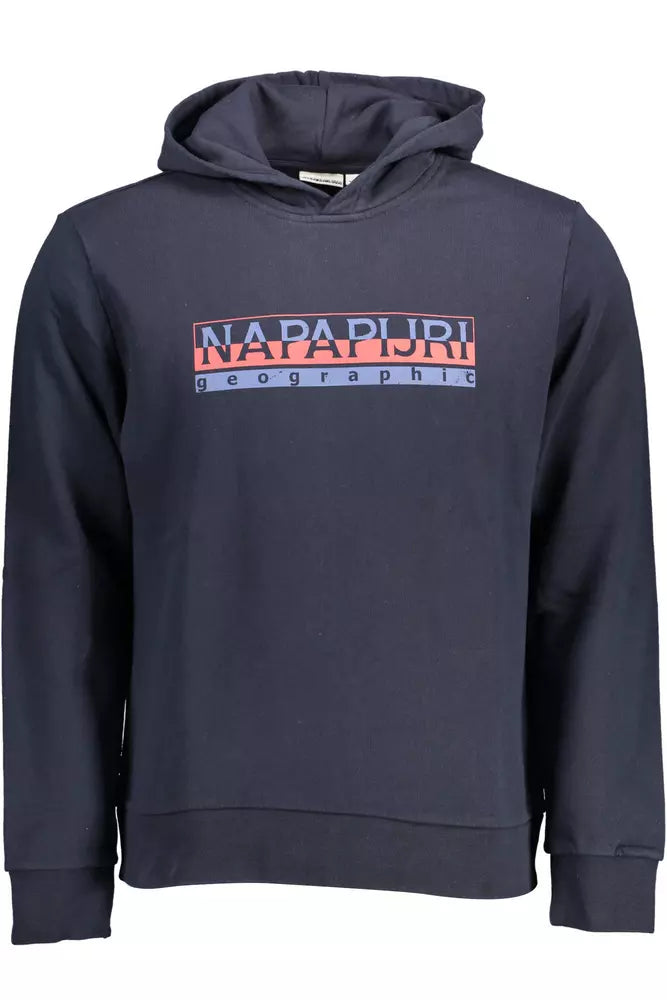 Napapijri Blue Cotton Men Sweater