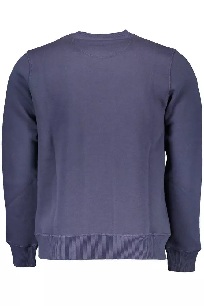 North Sails Blue Cotton Men Sweater