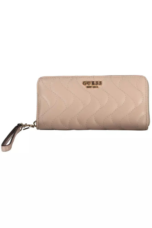 Guess Jeans Pink Polyethylene Women Wallet