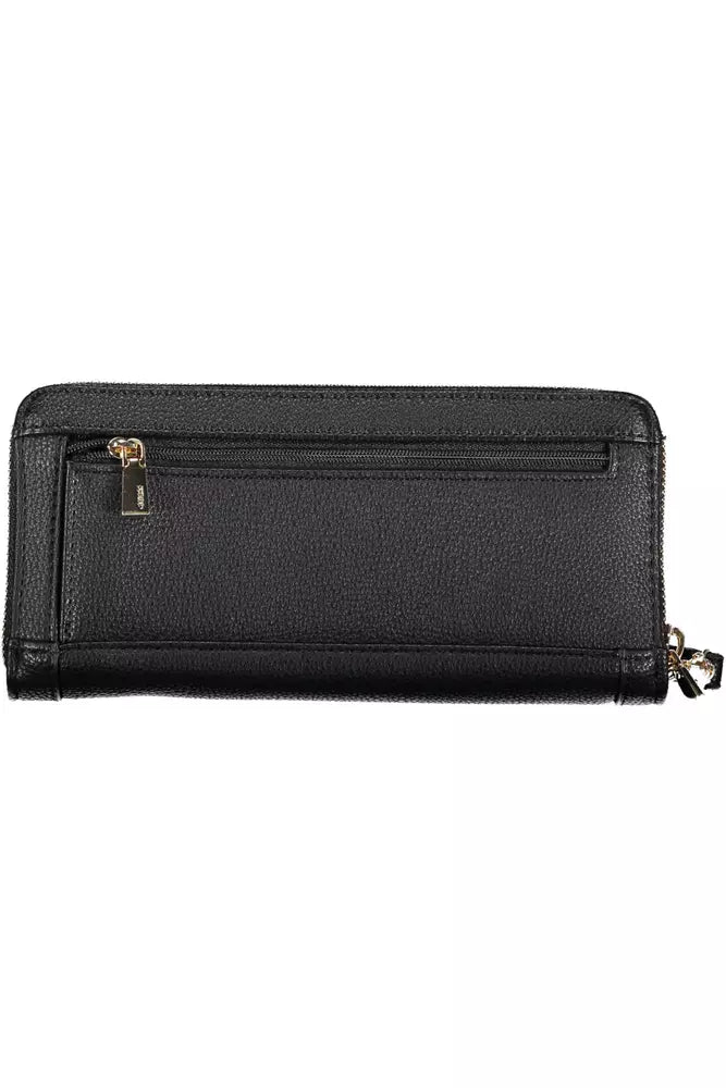 Guess Jeans Black Polyethylene Women Wallet