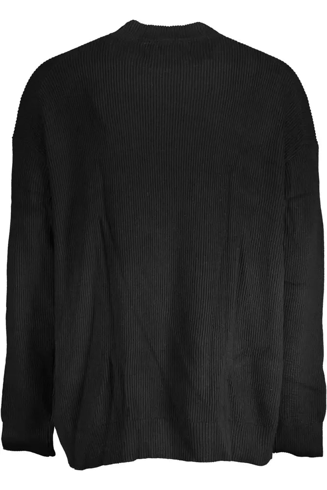 Calvin Klein Black Cotton Men Sweater