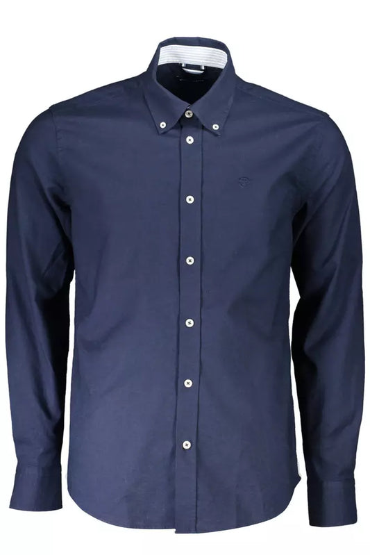 North Sails Blue Cotton Men Shirt