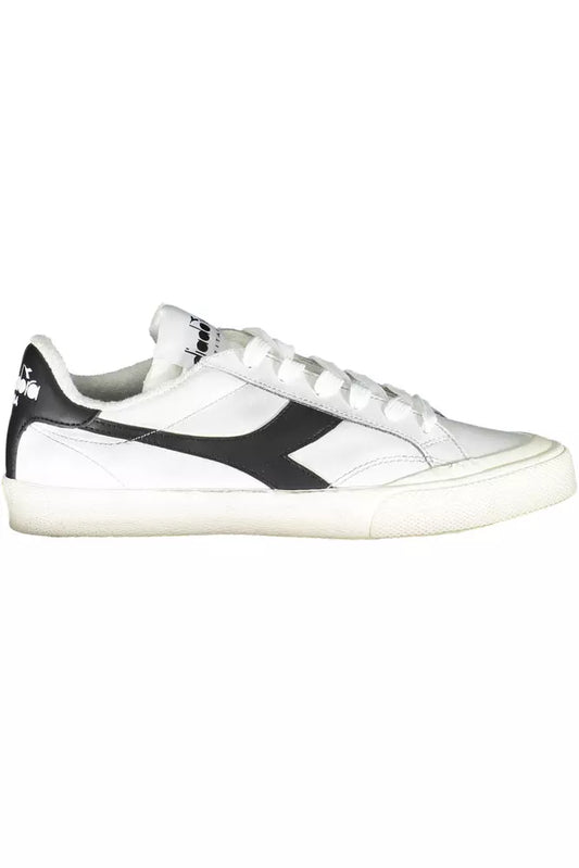 Diadora White Leather Women Sneaker