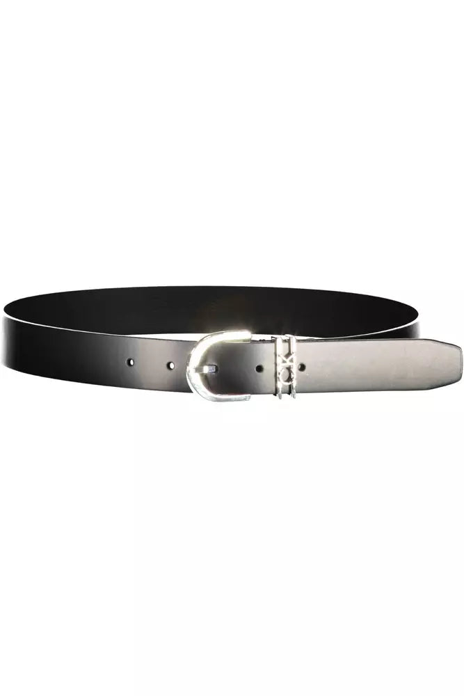 Calvin Klein Black Leather Women Belt