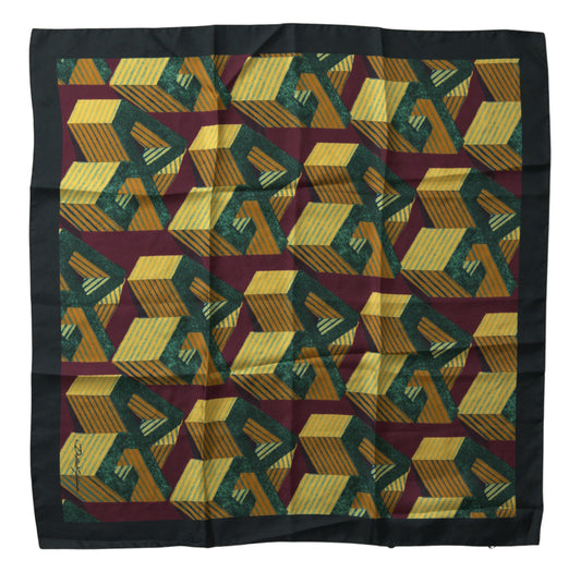 Dolce &amp; Gabbana Elegant Multicolor Silk Men's Square Scarf