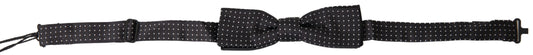 Dolce &amp; Gabbana Elegant Silk Black Bow Tie