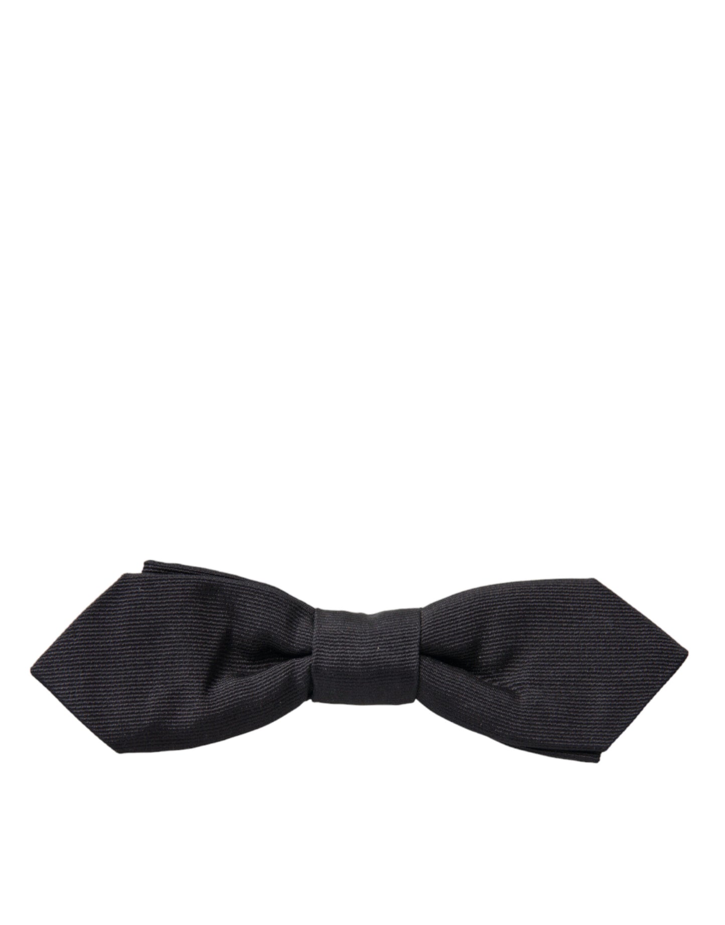 Dolce &amp; Gabbana Elegant Silk Black Bow Tie