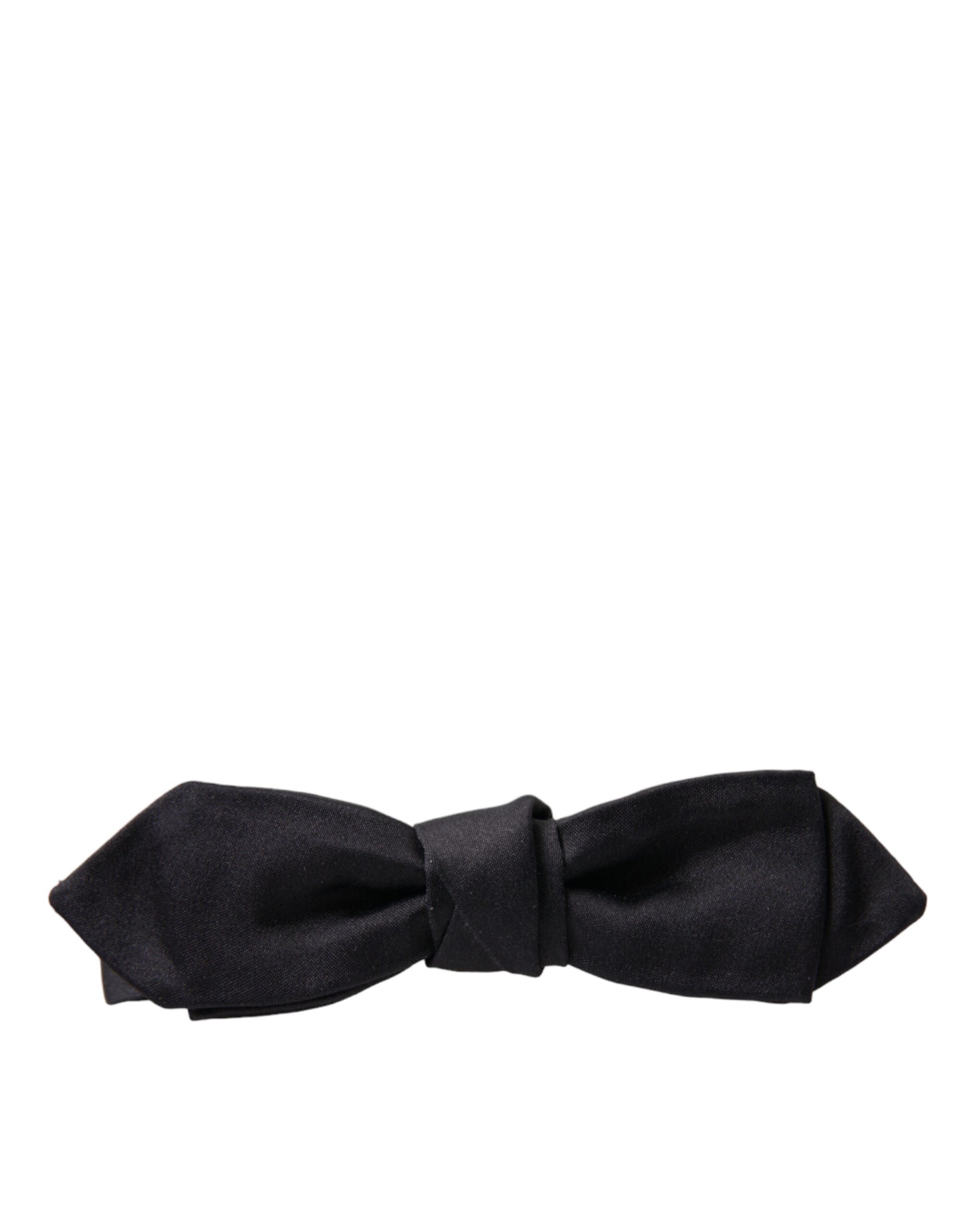 Dolce &amp; Gabbana Elegant Silk Black Bow Tie for Gentleman