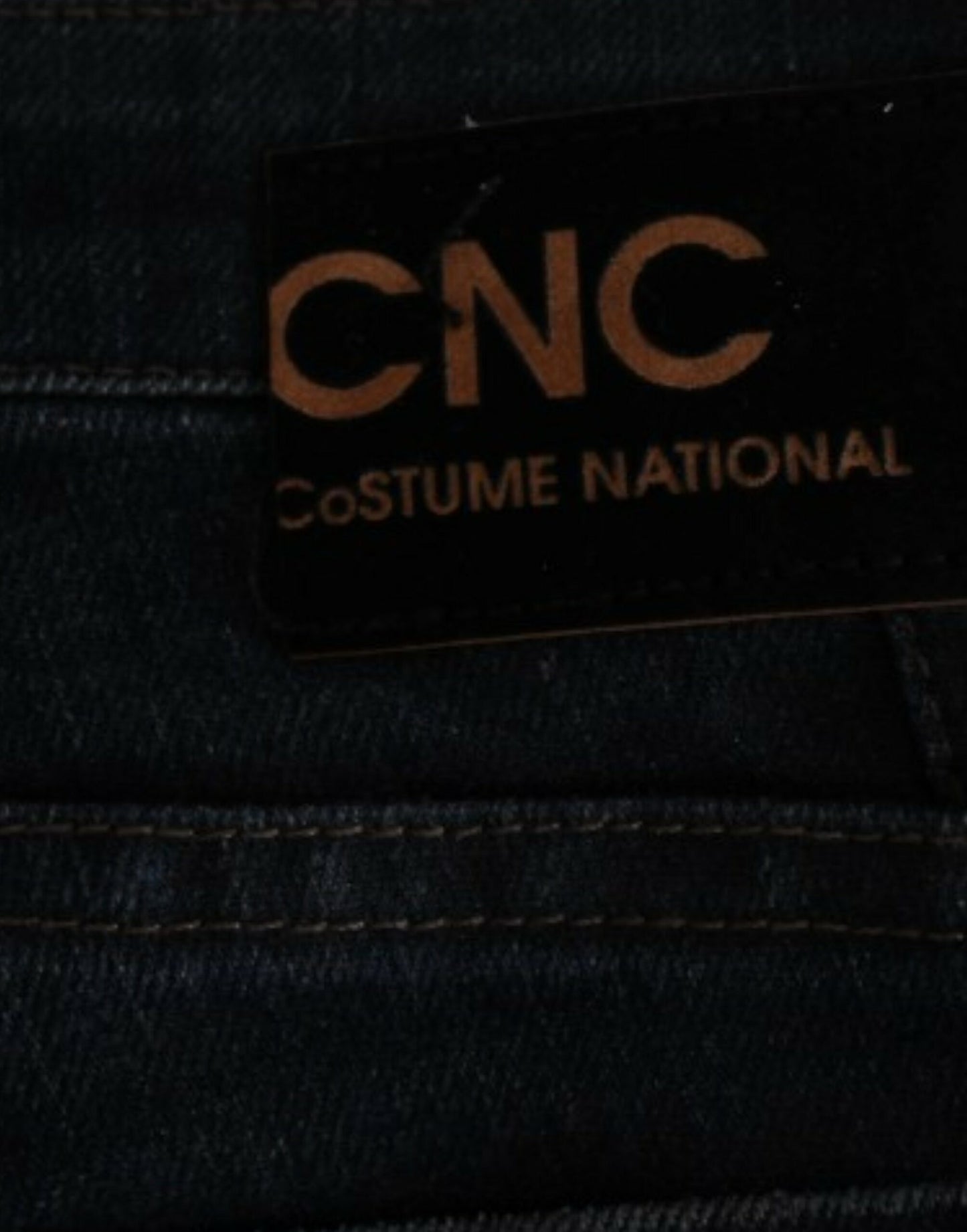 Costume National Chic Super Skinny Blue Denim Jeans