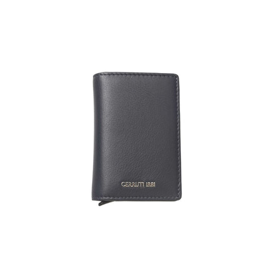 Cerruti 1881 Blue Calf Leather Men Wallet