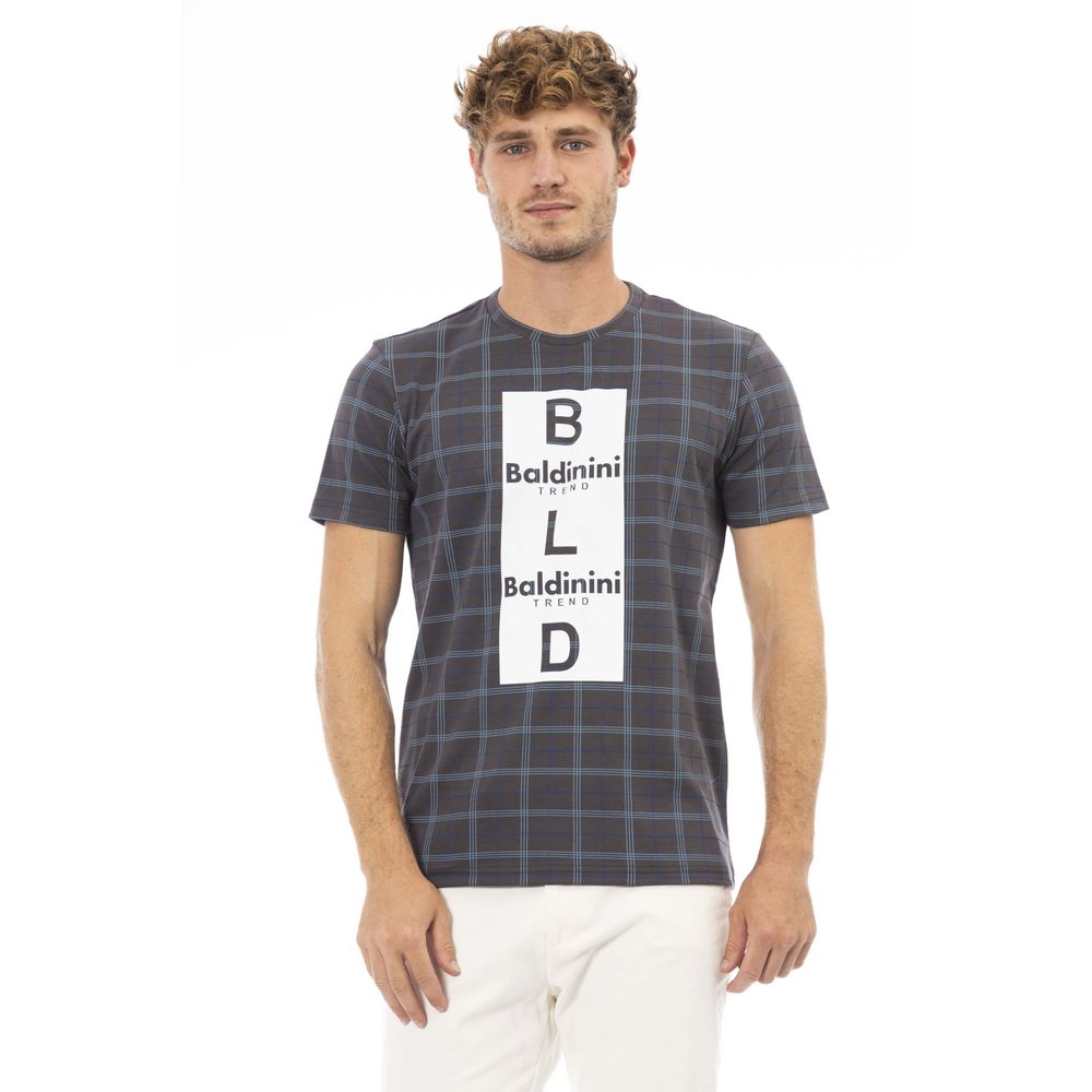 Baldinini Trend Gray Cotton Men T-Shirt