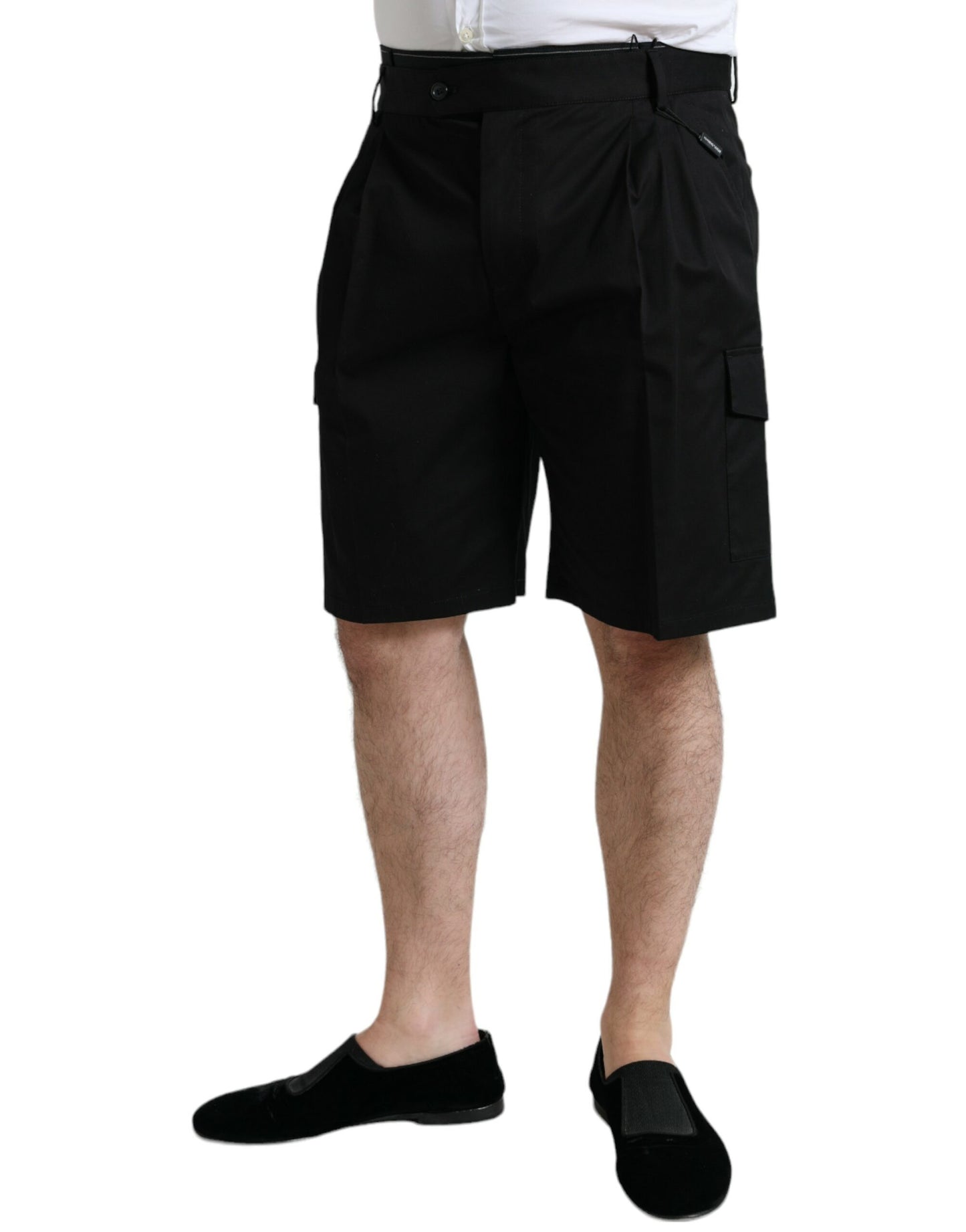 Dolce &amp; Gabbana Sleek Designer Bermuda Cargo Shorts