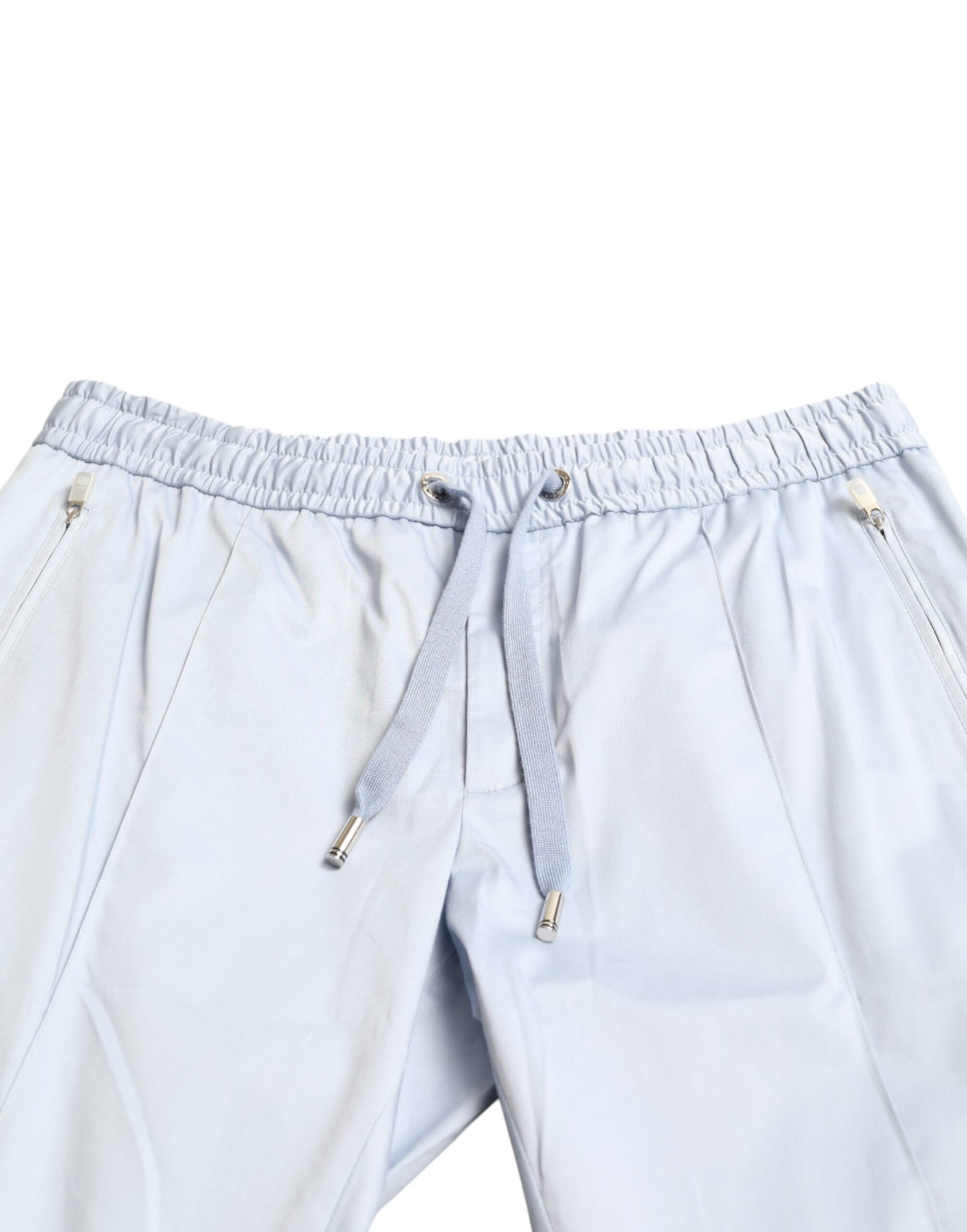 Dolce &amp; Gabbana Elegant Light Blue Jogger Pants for Men