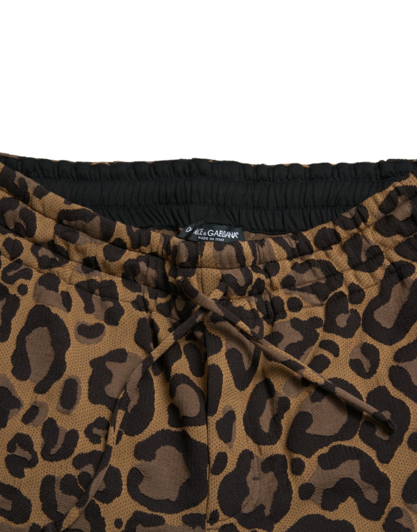 Dolce &amp; Gabbana Chic Leopard Print Jogger Pants