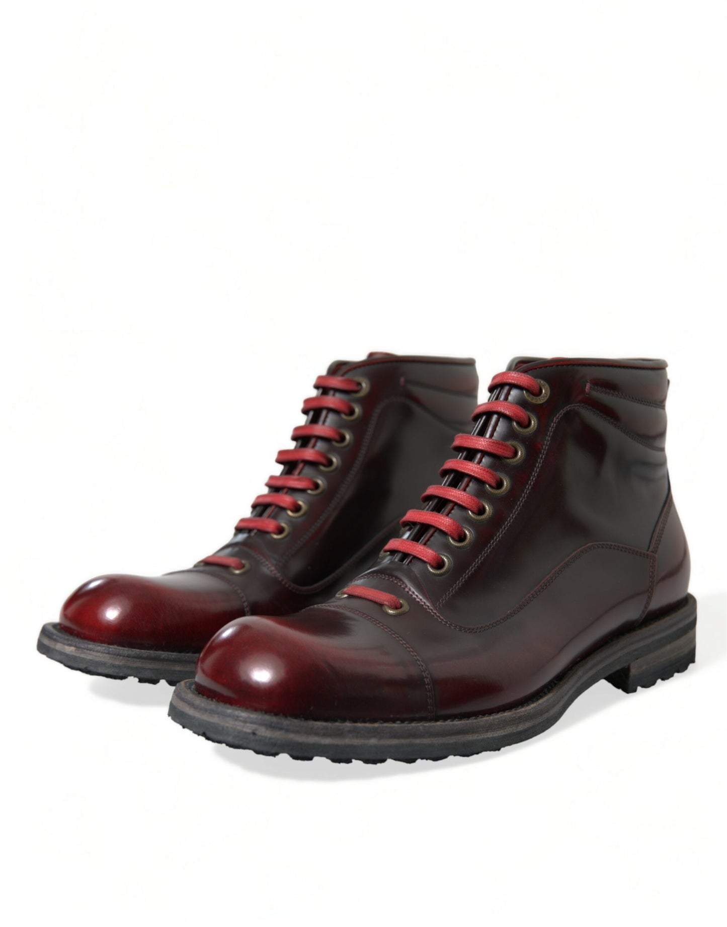 Dolce &amp; Gabbana Dapper Dual-Tone Leather Ankle Boots