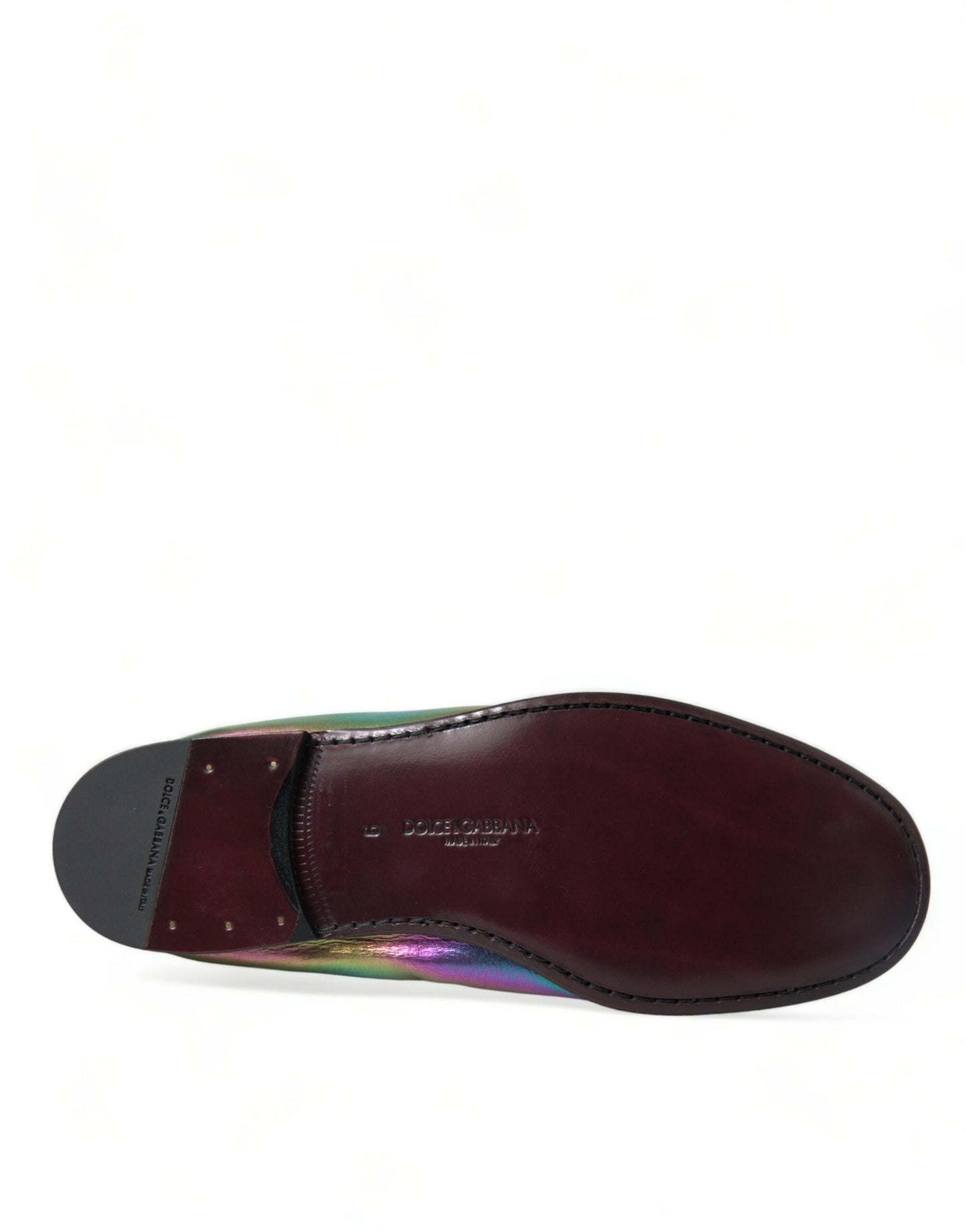 Dolce & Gabbana Elegant Iridescent Loafers for Gents