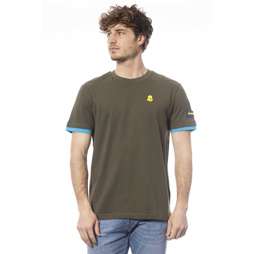 Invicta Green Cotton Men T-Shirt