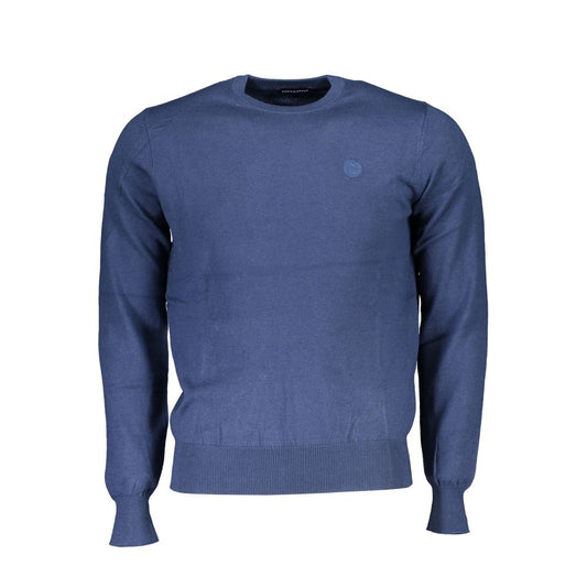 North Sails Blue Polyamide Men Sweater