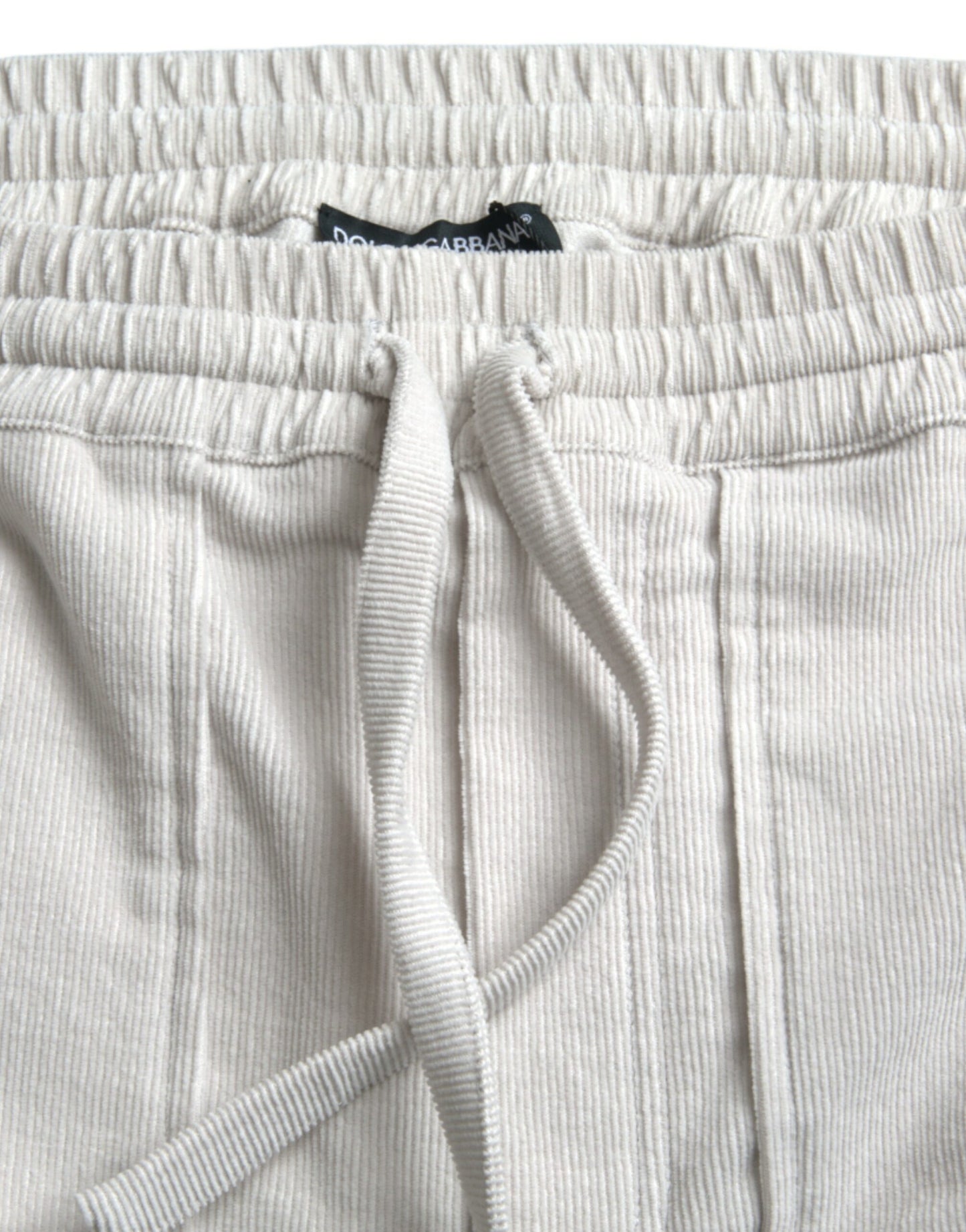 Dolce &amp; Gabbana Beige Cotton Corduroy Men's Bermuda Shorts