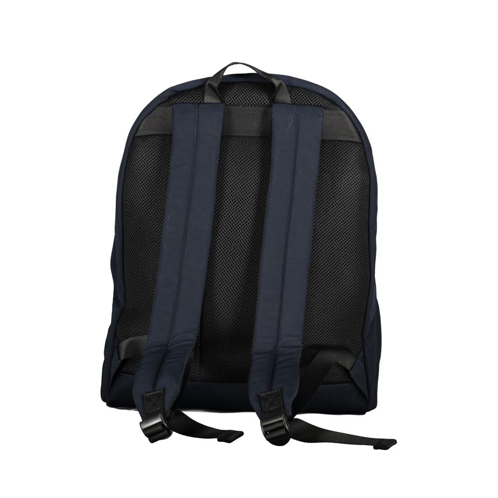 Tommy Hilfiger Sleek Blue Backpack with Laptop Holder