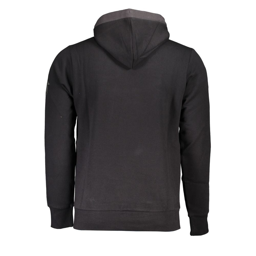 US Grand Polo Sleek Hooded Fleece Sweatshirt with Contrast Details