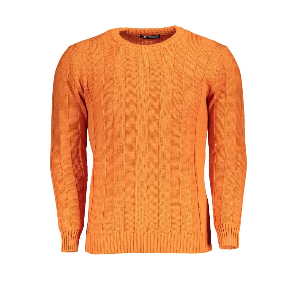 US Grand Polo Orange Fabric Sweater