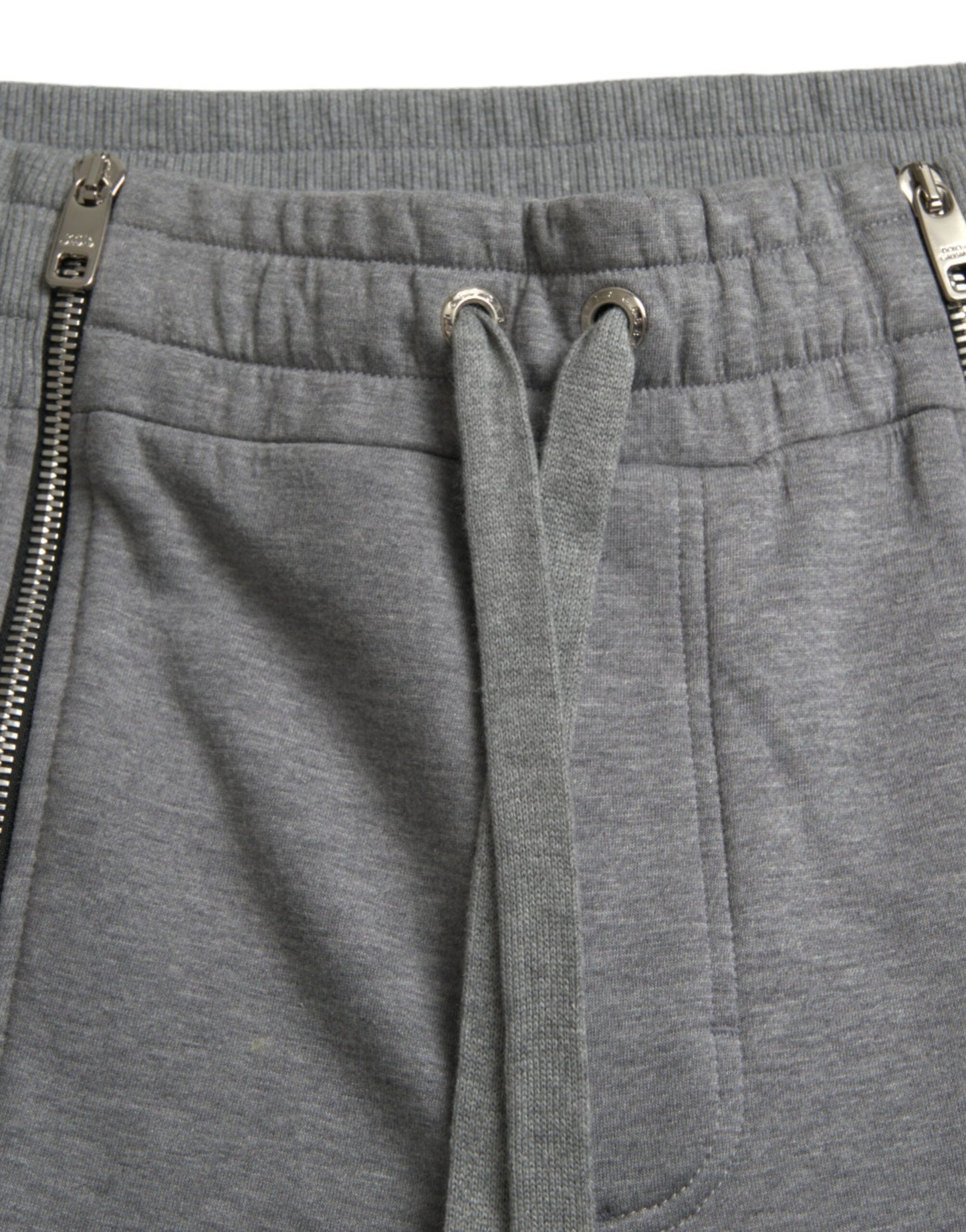 Dolce &amp; Gabbana Gray Cotton Jogger Skinny Sweatpants Pants