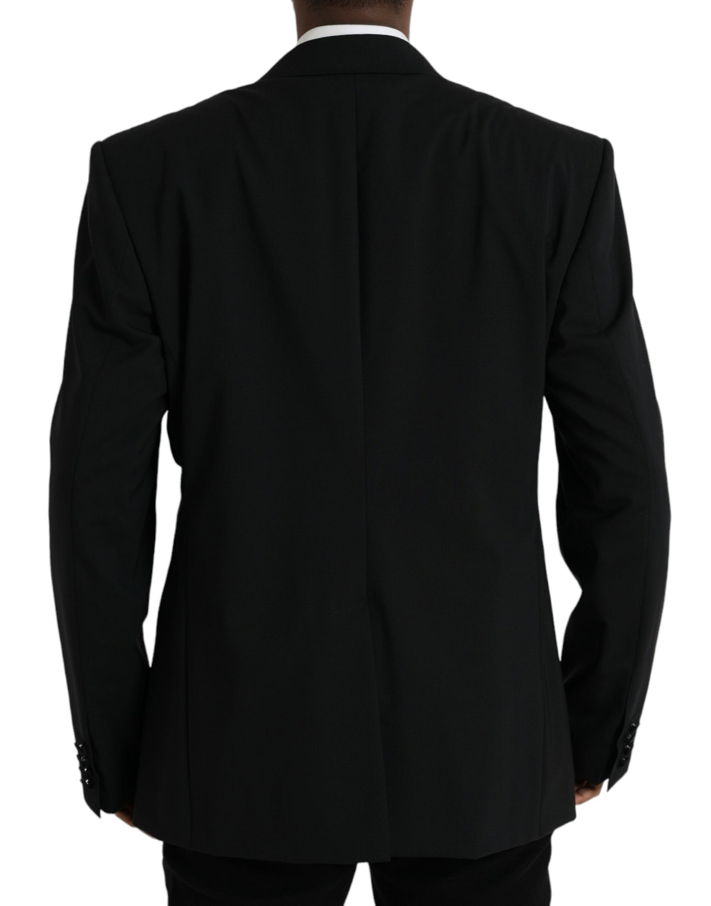 Dolce &amp; Gabbana Black SICILIA Single Breasted Coat Blazer