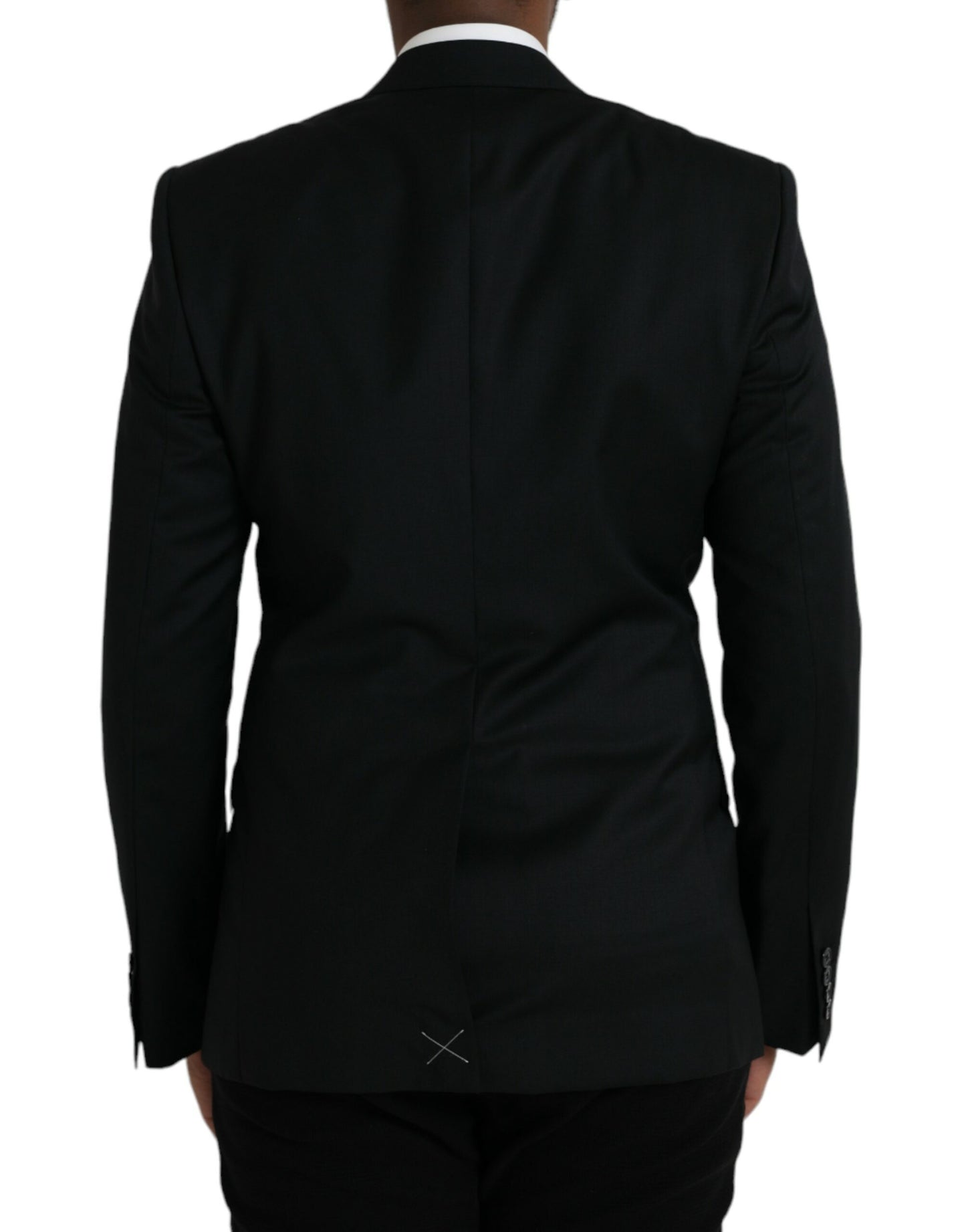 Dolce &amp; Gabbana Black Wool MARTINI Single Breasted Blazer