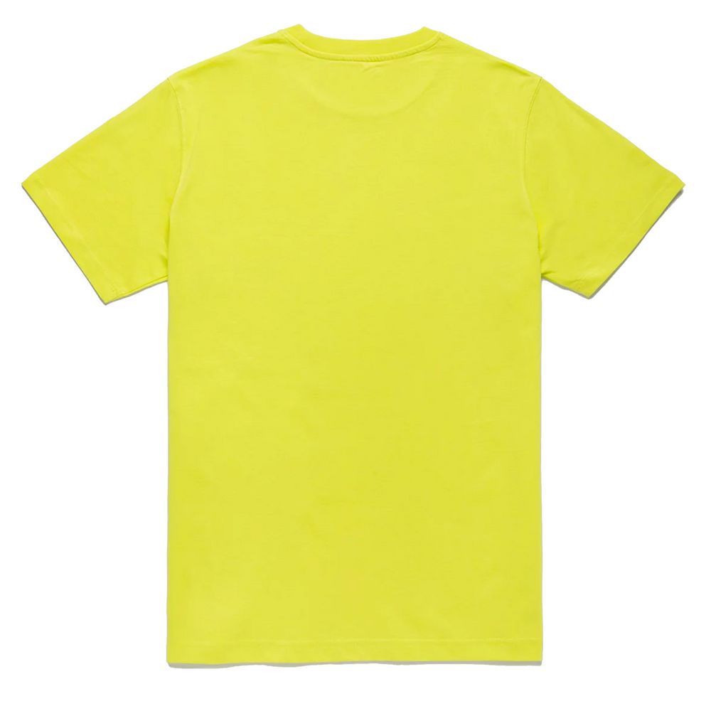 Refrigiwear Embossed Logo Cotton T-Shirt in Yellow