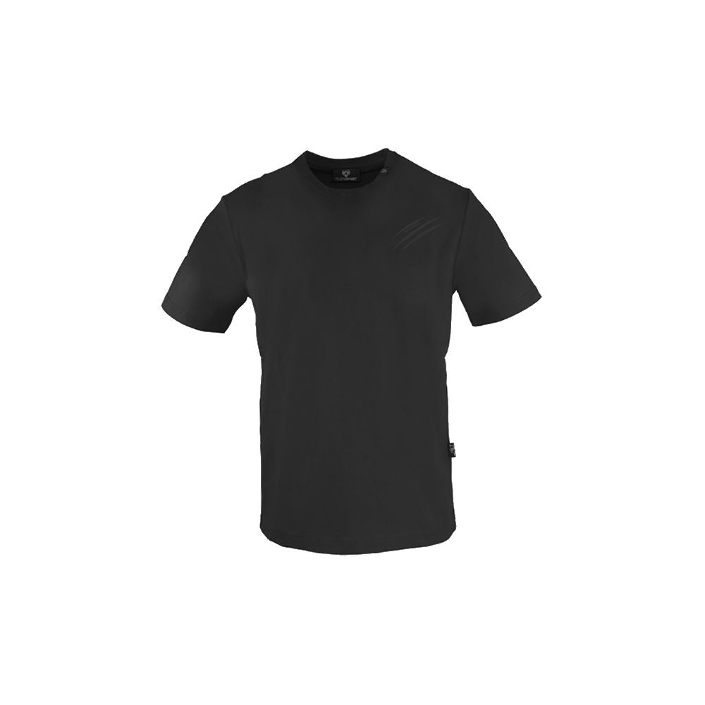 Plein Sport Black Cotton Men T-Shirt