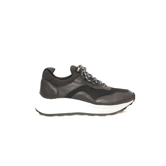 Cerruti 1881 Gray Leather Men Sneaker