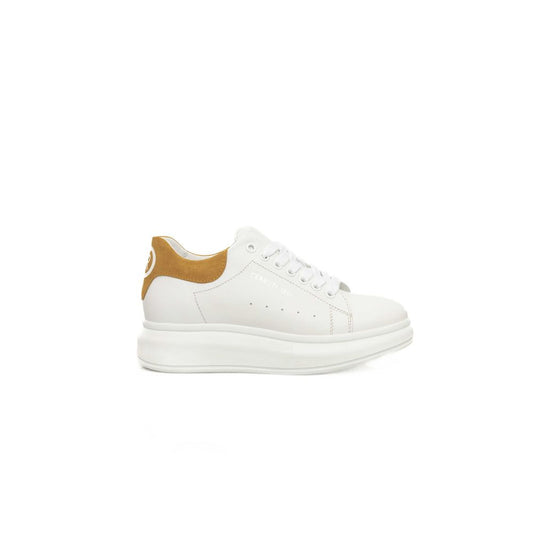 Cerruti 1881 White Leather Women's Sneaker