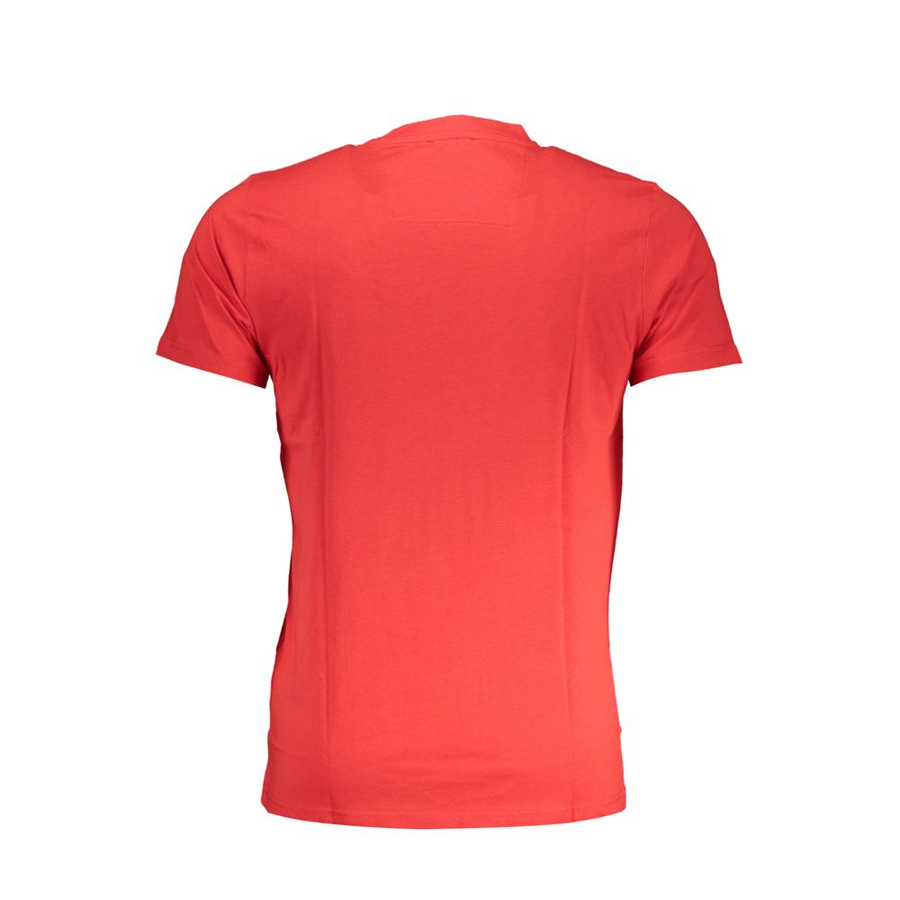 Cavalli Class Red Cotton T-Shirt