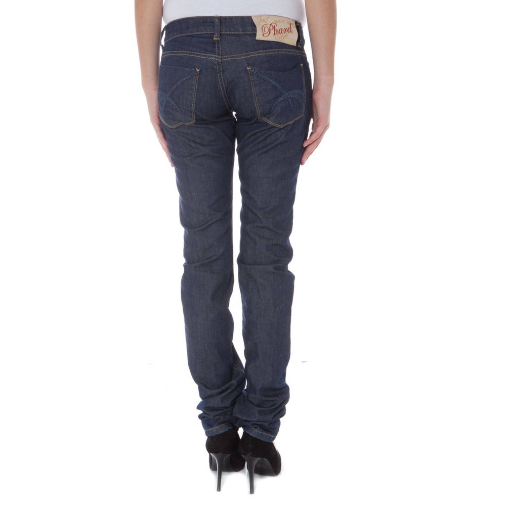 Phard Blue Cotton Jeans & Pant